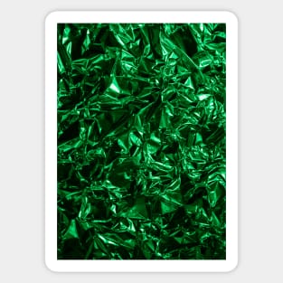 glamour 008 green glittery foil Sticker